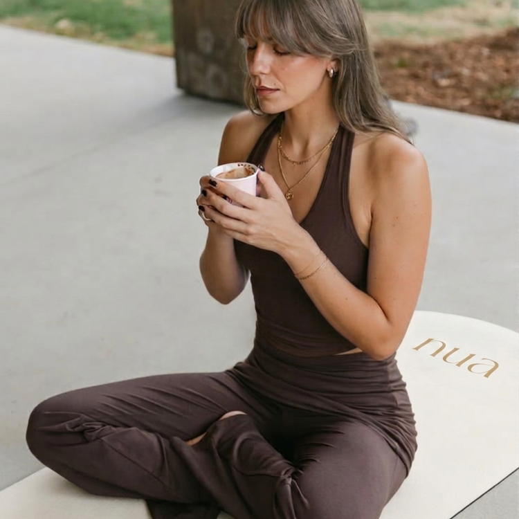 Oval yoga mats