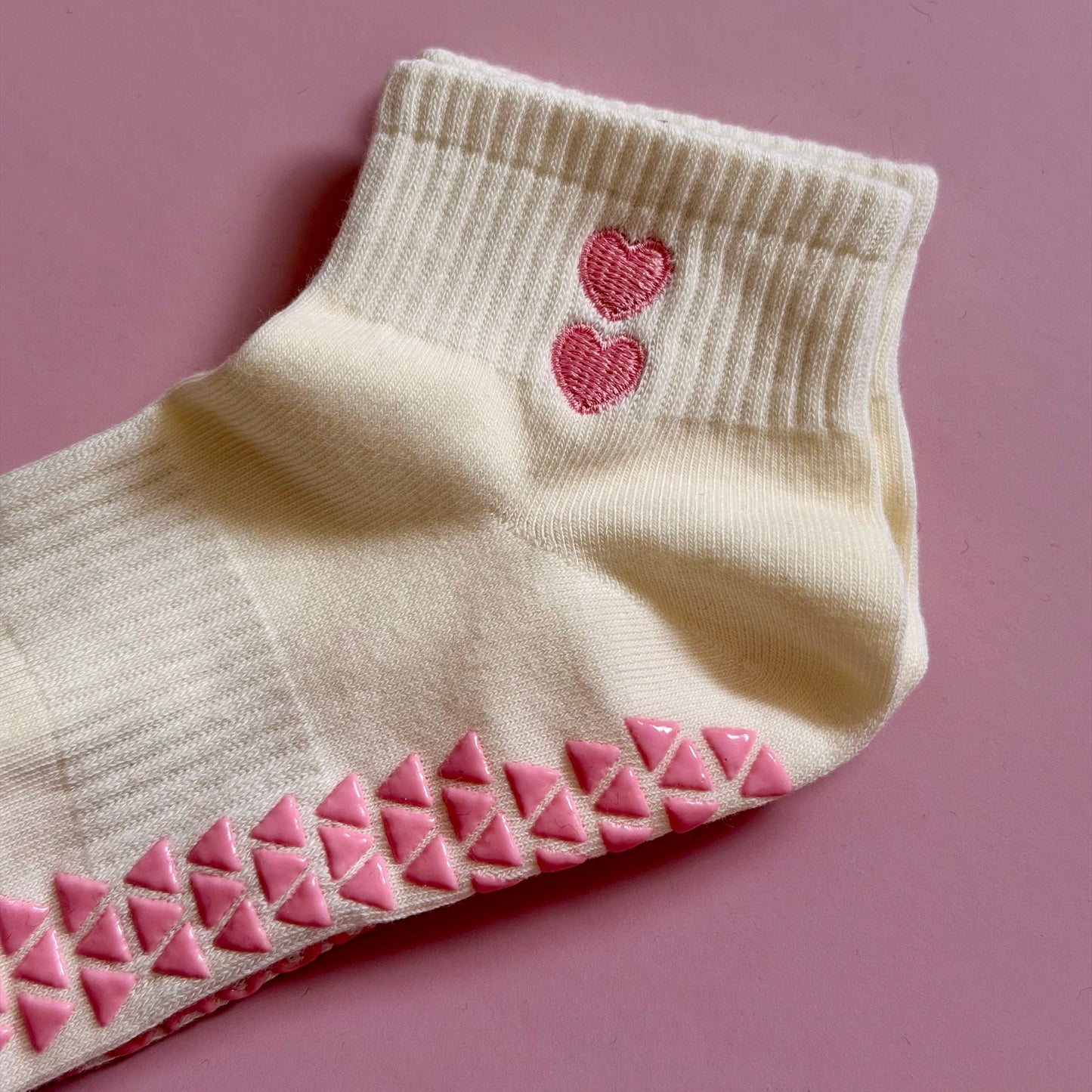 Heart Collection | Pilates Grip Socks